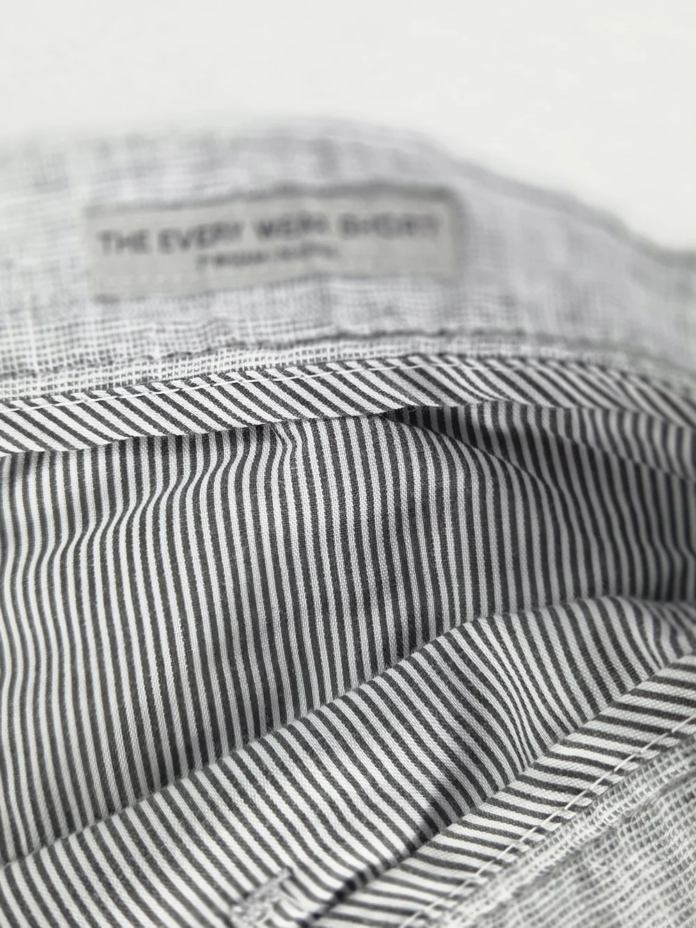 Goodfellow & Co Light Gray Flat-Front Linen-Blend Shorts